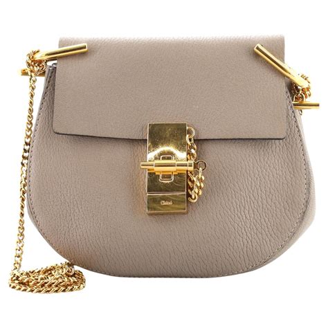 chloe mini drew bag biscuit|chloe drew mini blush.